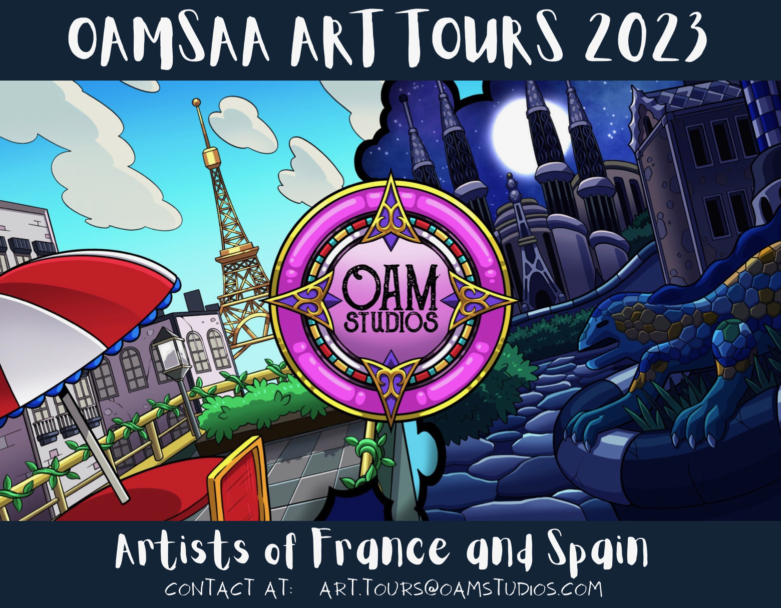 Oam Studios community during the 2023 art tour